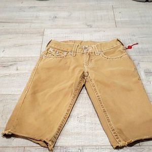 True religion mens straight shorts